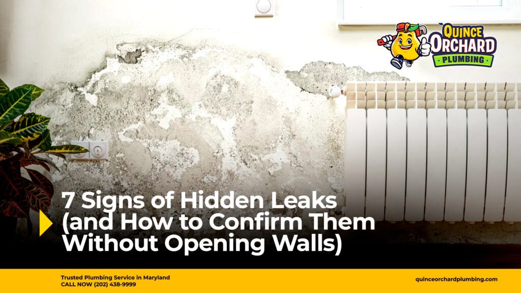 7 Signs of Hidden Leaks (and How to Confirm Them Without Opening Walls)
