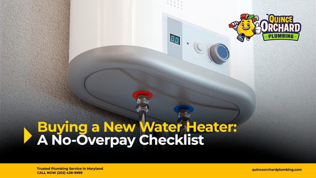 Buying a New Water Heater: A No-Overpay Checklist