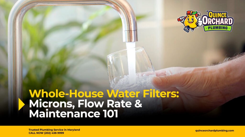 Whole-House Water Filters: Microns, Flow Rate & Maintenance 101
