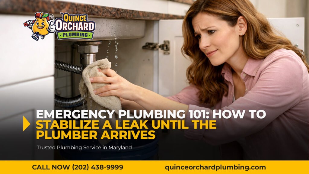 Emergency Plumbing 101: How to Stabilize a Leak Until the Plumber Arrives