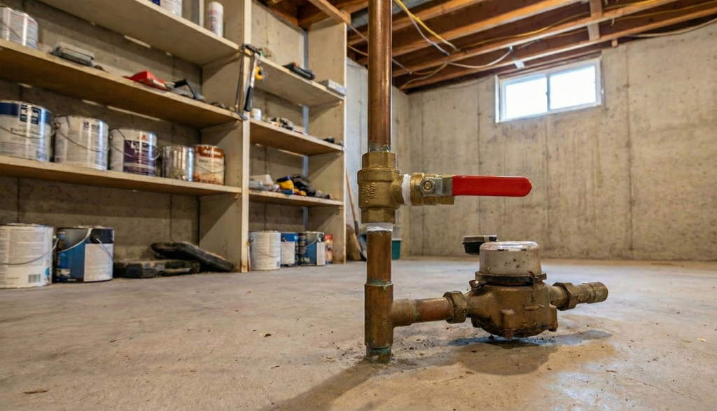 Step 1: Start where the water line enters your home