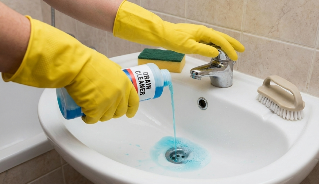 What chemical drain cleaners actually do