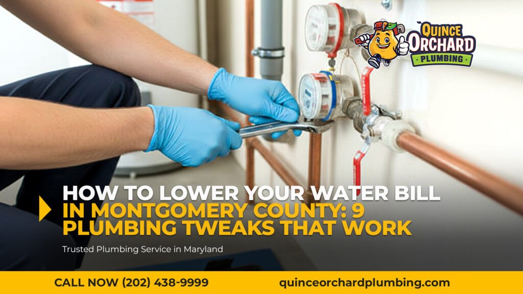 How to Lower Your Water Bill in Montgomery County: 9 Plumbing Tweaks That Work