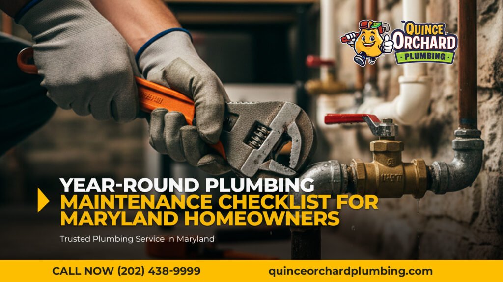 Year-Round Plumbing Maintenance Checklist for Maryland Homeowners