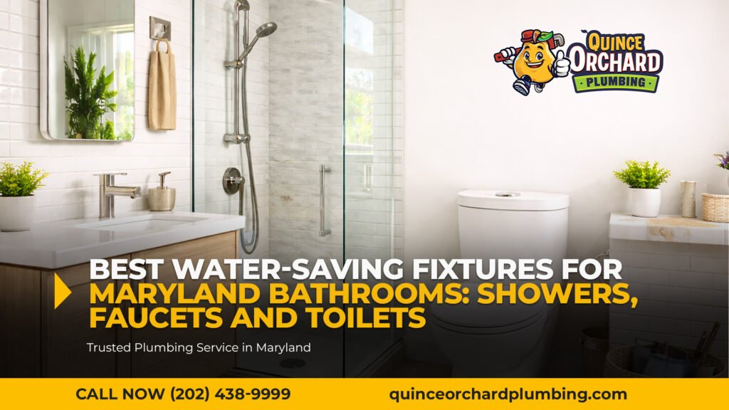 Best Water-Saving Fixtures for Maryland Bathrooms: Showers, Faucets and Toilets