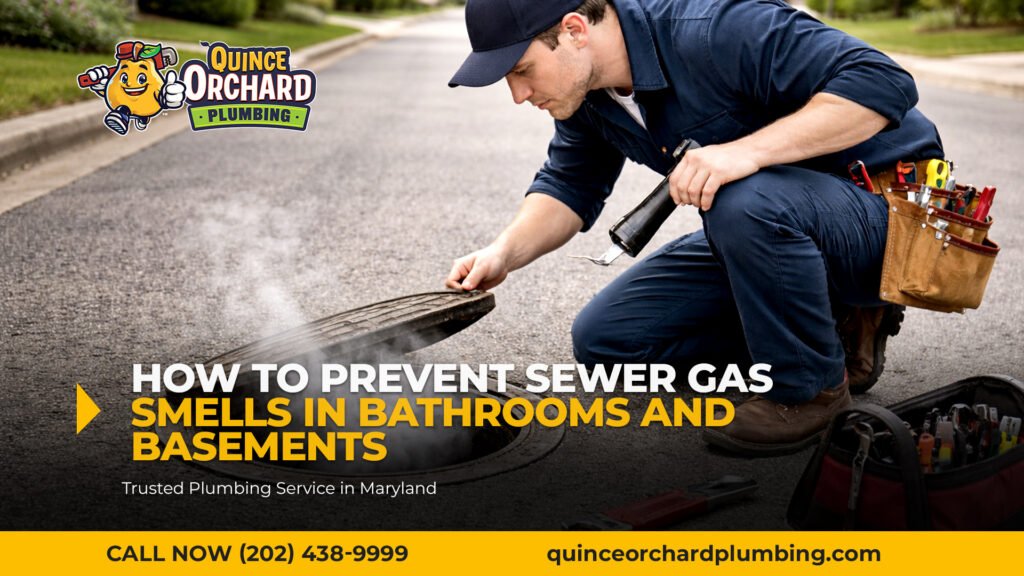 How to Prevent Sewer Gas Smells in Bathrooms and Basements