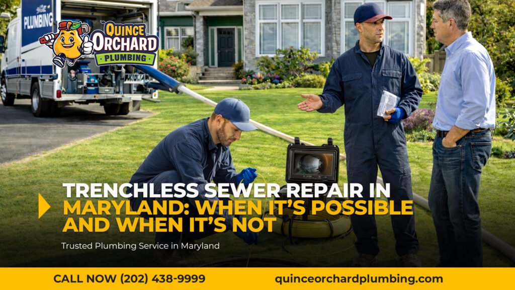 Trenchless Sewer Repair in Maryland: When It’s Possible and When It’s Not