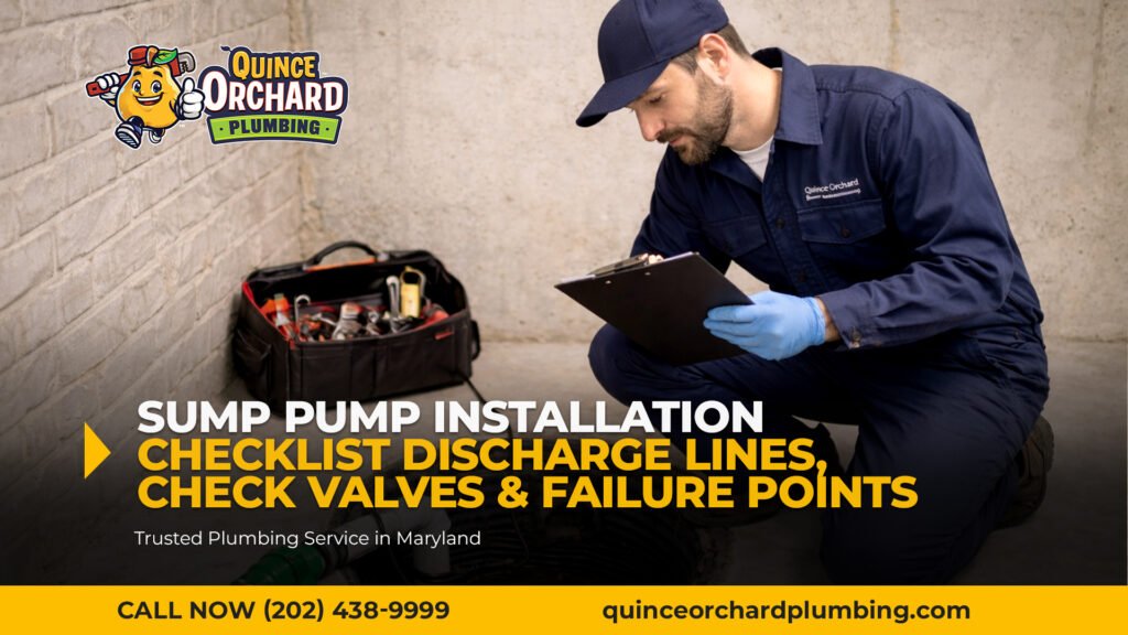 Sump Pump Installation Checklist Discharge Lines, Check Valves & Failure Points