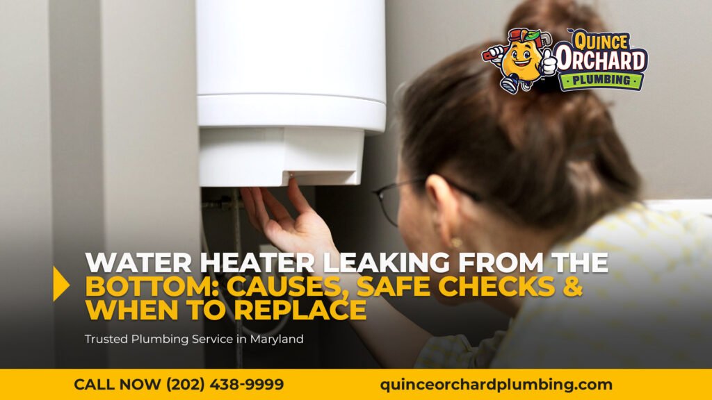 Water Heater Leaking From the Bottom: Causes, Safe Checks & When to Replace