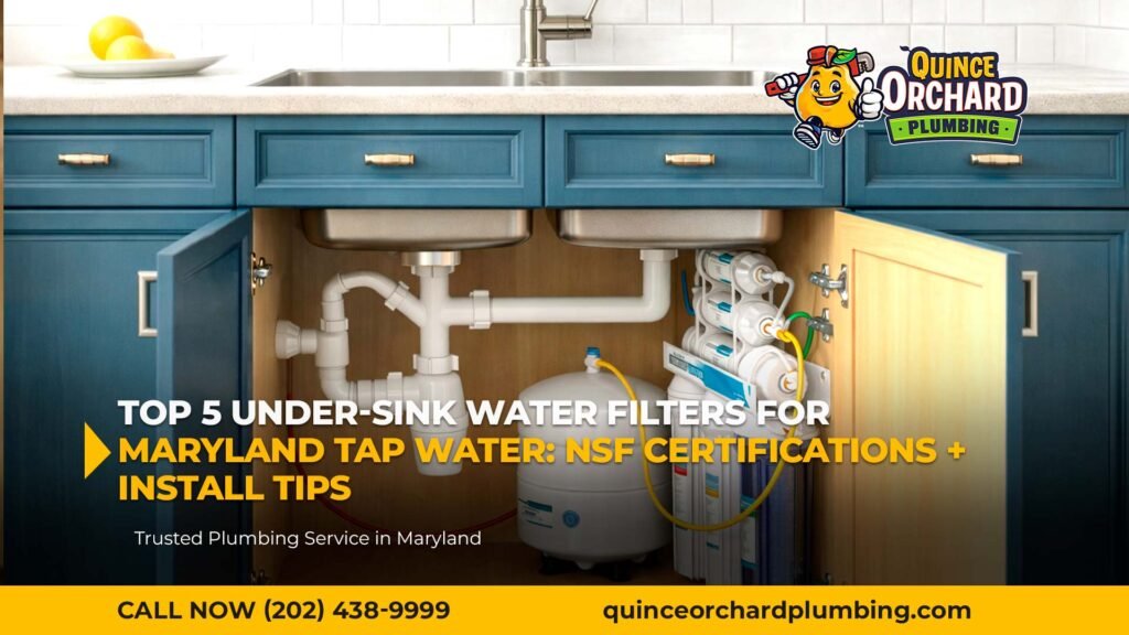 Top 5 Under-Sink Water Filters for Maryland Tap Water: NSF Certifications + Install Tips