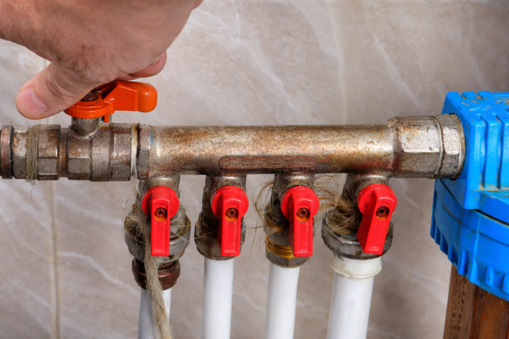 Water meter spinning the main shutoff test (inside vs outside leak)